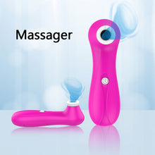 Load image into Gallery viewer, Silicone Sucker 7 Frequency Sucking Massage Stick Mini Portable Masturbation Massager Sex Toy for Female
