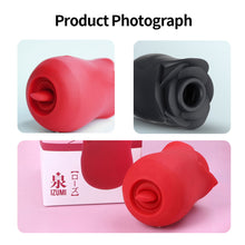 Load image into Gallery viewer, Rose Shaped Sucking Jumping Egg Automatic Mute Soft Silicone Vibrator Masturbation Sex Toy for Women
