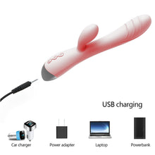 Load image into Gallery viewer, Intelligent Charging Silicone Vibrator 10 Frequency Silent Convenient Vibration Masturbation Stick Women Sex Toy
