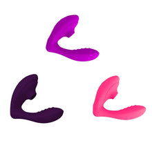 Load image into Gallery viewer, 2 in 1 Sucking Vibration Massage Stick 10 Frequency Wearable Waterproof Vagina Massager Masturbation Sex Toy
