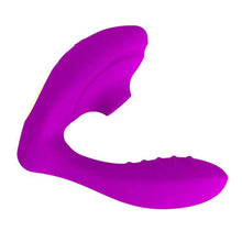 Load image into Gallery viewer, 2 in 1 Sucking Vibration Massage Stick 10 Frequency Wearable Waterproof Vagina Massager Masturbation Sex Toy
