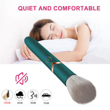 Load image into Gallery viewer, Makeup Brush Shaped Silicone Vibrator USB Charging 10 Frequency Vibration Masturbation Stick Women Sex Toy
