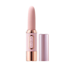 Load image into Gallery viewer, Skin-friendly Silicone Vibrator Waterproof Mini Portable Lipstick Shaped Women Masturbation Stick Sex Toy
