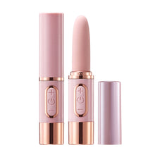 Load image into Gallery viewer, Skin-friendly Silicone Vibrator Waterproof Mini Portable Lipstick Shaped Women Masturbation Stick Sex Toy
