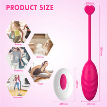 Load image into Gallery viewer, Wireless Remote Control Variable Frequency Silicone Jumping Egg Vibrator Silent Wearable Masturbation Massager Sex Toy
