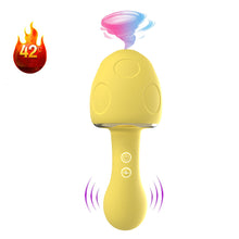 Load image into Gallery viewer, Mushroom Soft Silicone Sucking Vibrator Heating Waterproof 10 Frequency Sucking Vibration Masturbator Sex Toy
