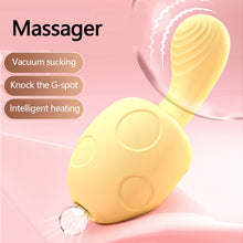 Load image into Gallery viewer, Mushroom Soft Silicone Sucking Vibrator Heating Waterproof 10 Frequency Sucking Vibration Masturbator Sex Toy
