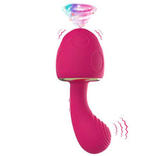 Load image into Gallery viewer, Mushroom Soft Silicone Sucking Vibrator Heating Waterproof 10 Frequency Sucking Vibration Masturbator Sex Toy
