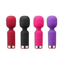 Load image into Gallery viewer, Mini Portable Silicone Vibrator Waterproof 10 Frequency Rechargeable Silent Vibration Masturbation Stick Sex Toy
