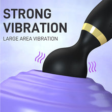 Load image into Gallery viewer, Silicone Double Head Vibrator 360° Rotation 20 Frequency Waterproof Vibration Masturbation Massager for Women

