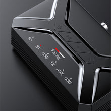 Load image into Gallery viewer, T-R22 Bluetooth Transmitter Receiver 2-in-1, RCA/AUX Interface, USB Playback, Wireless Audio Adapter
