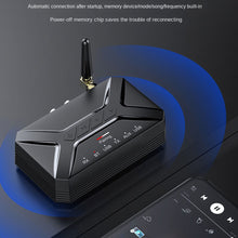 Load image into Gallery viewer, T-R22 Bluetooth Transmitter Receiver 2-in-1, RCA/AUX Interface, USB Playback, Wireless Audio Adapter
