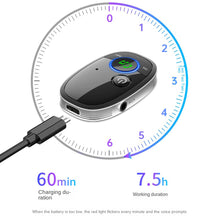 Load image into Gallery viewer, BR06 Bluetooth Receiver Car Bluetooth Hands-free 3.5mm AUX Audio Amplifier Wireless Audio Receiver for Speakers

