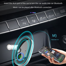 Load image into Gallery viewer, BR06 Bluetooth Receiver Car Bluetooth Hands-free 3.5mm AUX Audio Amplifier Wireless Audio Receiver for Speakers
