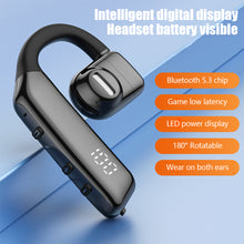 Load image into Gallery viewer, Bluetooth-compatible Headset Ear Hook Type Low Delay Noise Reduction Single Ear Business stereo Business Wireless Headset

