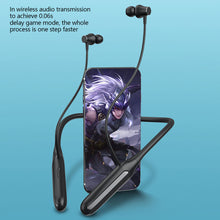Load image into Gallery viewer, Hanging Neck In-Ear Sports Super Long Standby Bluetooth Headset Dual Mode One-Button Switching Skin-Friendly Soft Rubber Portable Storage
