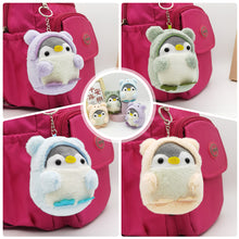 Load image into Gallery viewer, Cute Cartoon Penguin Stuffed Plush Dolls Toys Key Ring Bag Pendant Kids Toy Birthday Gifts Mini Animal Plush Doll Keychain
