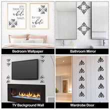Load image into Gallery viewer, 10pcs Wall Border Acrylic Mirror Sticker Wall Art Home DIY Decoration Mirror Wall Stickers Home Office Decor 7*7cm/12*12cm
