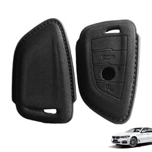 Load image into Gallery viewer, Car Key Case Suede Leather Cover Shell Accessories For BMW X1 X3 X5 X6 X7 F20 F15 F16 F48 G20 G30 G01 G02 G05 G11 G32 1 3 7 Series
