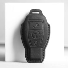 Load image into Gallery viewer, Car Remote Key Case Suede Leather Cover Shell Accessories For Mercedes Benz C E S G R Class GLS GLA GLK GLC CLS CLA AMG W204 W205 W212 W463 W176 E300 E200 C260 A200
