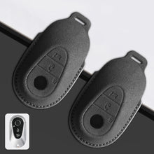 Load image into Gallery viewer, Car Remote Key Case Suede Leather Cover Shell Accessories For Mercedes Benz C E S G R Class GLS GLA GLK GLC CLS CLA AMG W204 W205 W212 W463 W176 E300 E200 C260 A200
