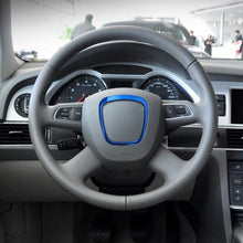 Load image into Gallery viewer, Car Interior Steering Wheel Center Logo Covers Stickers Trim Styling for Audi A1 A3 A4L/A6L/Q3/Q5 8P S3 A4 B6 B7 A5 A6 Q5 Q7 Accessories
