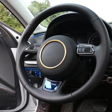 Load image into Gallery viewer, Car Interior Steering Wheel Center Logo Covers Stickers Trim Styling for Audi A1 A3 A4L/A6L/Q3/Q5 8P S3 A4 B6 B7 A5 A6 Q5 Q7 Accessories
