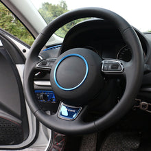 Load image into Gallery viewer, Car Interior Steering Wheel Center Logo Covers Stickers Trim Styling for Audi A1 A3 A4L/A6L/Q3/Q5 8P S3 A4 B6 B7 A5 A6 Q5 Q7 Accessories
