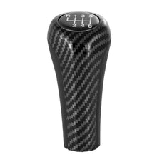 Load image into Gallery viewer, Car 5/6 Speed Gear Shift Knob Carbon Fiber Bright Matte Silver for BMW 1 3 5 6 Series E46 E53 E60 E61 E63 E65 E81 E82 E83 E87 E90 E91 E92 X1 X3 X5
