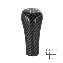 Load image into Gallery viewer, Car 5/6 Speed Gear Shift Knob Carbon Fiber Bright Matte Silver for BMW 1 3 5 6 Series E46 E53 E60 E61 E63 E65 E81 E82 E83 E87 E90 E91 E92 X1 X3 X5
