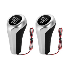 Load image into Gallery viewer, 5/6 Speed Car Gear Shift Knob with LED Backlight Shifter Lever Handle Stick For BMW X1 X3 X5 M5 E39 E60 E61 E46 E82 E87 E90 E91 E92
