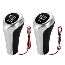 Load image into Gallery viewer, 5/6 Speed Car Gear Shift Knob with LED Backlight Shifter Lever Handle Stick For BMW X1 X3 X5 M5 E39 E60 E61 E46 E82 E87 E90 E91 E92
