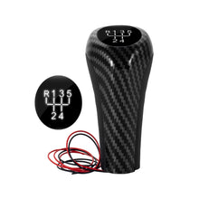 Load image into Gallery viewer, 5/6 Speed Car Gear Shift Knob with LED Backlight Shifter Lever Handle Stick For BMW X1 X3 X5 M5 E39 E60 E61 E46 E82 E87 E90 E91 E92
