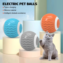 Load image into Gallery viewer, Smart Cat Toys with Light Automatic Rolling Ball Electric Cat Interactive Toys Cats Training Self-moving Kitten Toys for Indoor Playing
