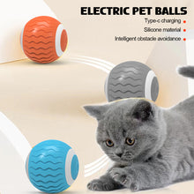 Load image into Gallery viewer, Smart Cat Toys with Light Automatic Rolling Ball Electric Cat Interactive Toys Cats Training Self-moving Kitten Toys for Indoor Playing
