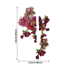 Load image into Gallery viewer, Embroidery Peony Flower Patch Applique DIY Crafts Stiker for Dress Bag Clothes Accessories Badges Sew On DIY Clothing Accessories

