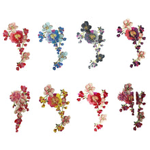 Load image into Gallery viewer, Embroidery Peony Flower Patch Applique DIY Crafts Stiker for Dress Bag Clothes Accessories Badges Sew On DIY Clothing Accessories
