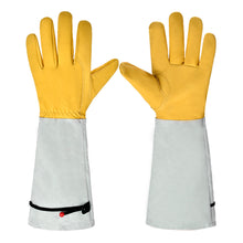 Load image into Gallery viewer, Outdoor Long Work Gloves Cut Resistance Stab-Proof Gardening Gloves Heat Resistant Wear Resistant Labor Protective Gloves Comfortable Breathable Sheepskin Gloves

