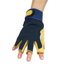 Load image into Gallery viewer, Half Finger Sheepskin Safety Protection Labor Protection Gloves Breathable Anti-Slip Wear-Resistant Outdoor Work Gloves For Riding Gardening Transport Handling

