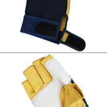 Load image into Gallery viewer, Half Finger Sheepskin Safety Protection Labor Protection Gloves Breathable Anti-Slip Wear-Resistant Outdoor Work Gloves For Riding Gardening Transport Handling
