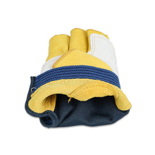 Load image into Gallery viewer, Half Finger Sheepskin Safety Protection Labor Protection Gloves Breathable Anti-Slip Wear-Resistant Outdoor Work Gloves For Riding Gardening Transport Handling

