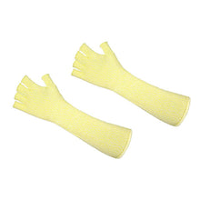 Load image into Gallery viewer, Outdoor Class 5 Anti-Cutting Half-Finger Gloves Anti-Puncture Wear Elbow Protection Gardening Glass Repair Safety Protective Labor Gloves
