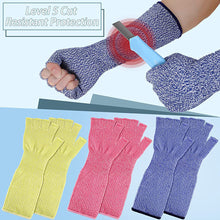 Load image into Gallery viewer, Outdoor Class 5 Anti-Cutting Half-Finger Gloves Anti-Puncture Wear Elbow Protection Gardening Glass Repair Safety Protective Labor Gloves
