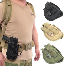 Load image into Gallery viewer, Multifunctional Military Fan Outdoor Tactical Gun Holster Outdoor Mountain Camping CS Invisible Gun Holster Leg Hanging Bag Glock 17/1911 Molle Pistol Universal Protective Case
