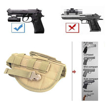Load image into Gallery viewer, Multifunctional Military Fan Outdoor Tactical Gun Holster Outdoor Mountain Camping CS Invisible Gun Holster Leg Hanging Bag Glock 17/1911 Molle Pistol Universal Protective Case
