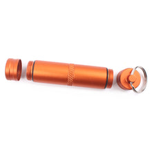 Load image into Gallery viewer, 1PC Capsule Outdoor Aviation Aluminum Alloy Waterproof Can EDC Portable Pill Sealed Box Outdoor Survival Emergency Water Bottle
