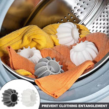Load image into Gallery viewer, 6*4cm Silicone Laundry Ball Reusable Clothes Cleaning Anti-tangle Tool Pet Hair Remover Washing Machine Cat Hair Catcher Laundry Ball
