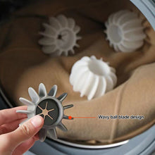 Load image into Gallery viewer, 6*4cm Silicone Laundry Ball Reusable Clothes Cleaning Anti-tangle Tool Pet Hair Remover Washing Machine Cat Hair Catcher Laundry Ball
