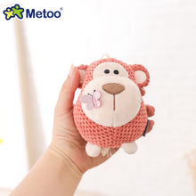 Load image into Gallery viewer, Metoo Cute Cartoon Animal Plush Toys Stuffed Plush Dinosaur Dolls Toys Key Ring Bag Pendant Kids Toy Birthday Gifts Mini Animal Plush Doll Keychain
