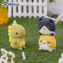 Load image into Gallery viewer, Metoo Cute Cartoon Animal Plush Toys Stuffed Plush Dinosaur Dolls Toys Key Ring Bag Pendant Kids Toy Birthday Gifts Mini Animal Plush Doll Keychain
